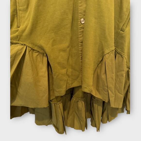 FREE PEOPLE Button-up Sweatshirt Size Small - Picture 6 of 10